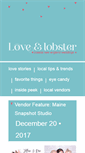 Mobile Screenshot of loveandlobster.com