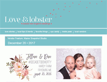 Tablet Screenshot of loveandlobster.com